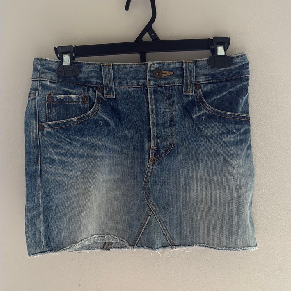 Denim Mini Skirt